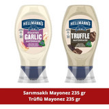 Hellmann's Sarımsaklı Mayonez 235 gr + Hellmann's Trüflü Mayonez 235 gr