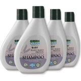 Green Clean Bebek Konak Önleyici Hipoalerjenik Tüm Ciltler için Bebek Şampuanı 4x275 ml