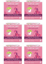 Natracare Ultra Extra Organik Antialerjik Orta 10'lu Hijyenik Ped 6 Adet