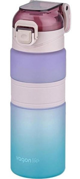 Vagonlife Mor Plastik Günlük Yetişkin Matara 600 ml