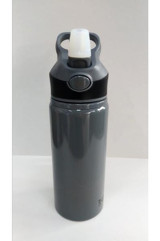 Mikro MT-2515 Pipetli Gri Alüminyum Günlük Yetişkin Matara 600 ml