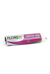 Florex Şeffaf Jumbo Boy 80x110 cm Çöp Poşeti 10 Adet Beyaz