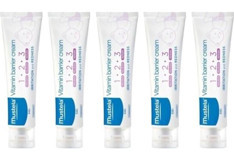 Mustela 1.2.3 Parfümsüz Parabensiz Pişik Kremi 5x50 ml