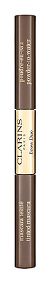 Clarins 04 Çift Taraflı Fırçalı Kaş Kalemi Kahverengi