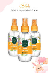 Eyüp Sabri Tuncer Sprey Bebek Kolonyası 3x190 ml
