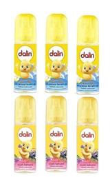 Dalin Çiçek Bahçesi-Okyanus Ferahlığı Sprey Bebek Kolonyası 6x150 ml