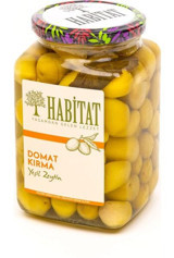 Habitat Domat Kırma Tuzlu Yeşil Zeytin Kavanoz 850 gr