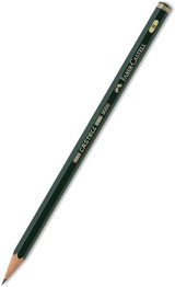 Faber-Castell Dereceli Tekli Köşeli Siyah B Kurşun Kalem