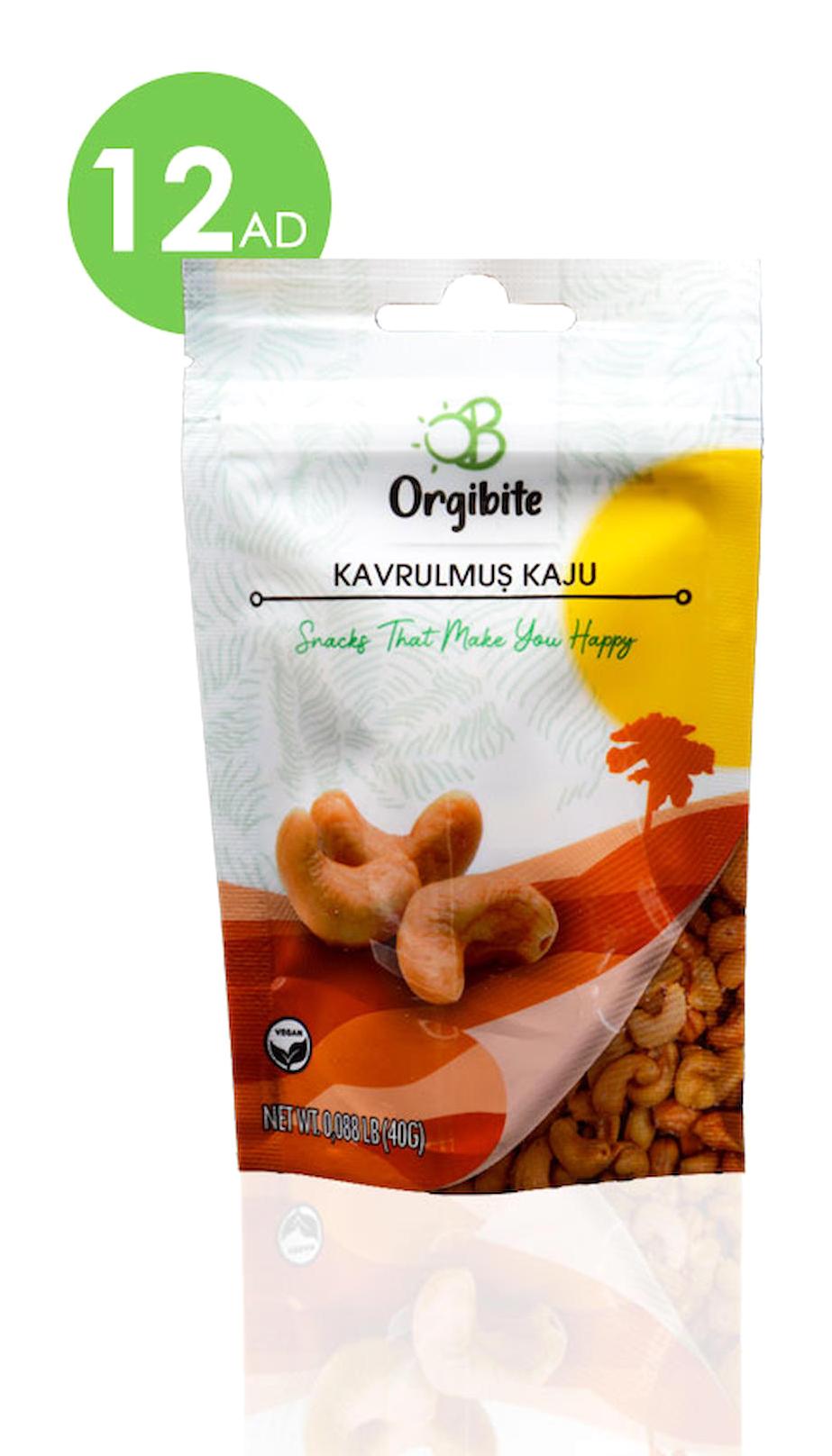 Orgibite Kavrulmuş Kaju 12x40 gr