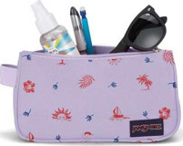 Jansport Ek0A5Baf-1D9 Mor Cüzdan Bez Tek Gözlü Desenli Dikdörtgen Çanta Kalemlik