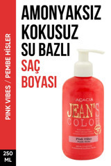 Acacia Jeans Color Pembe Hisler Krem Saç Boyası 250 ml