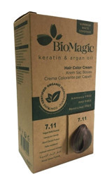 Biomagic Yoğun Küllü Kumral 7.11 Organik/ Amonyaksız/ Krem Saç Boyası