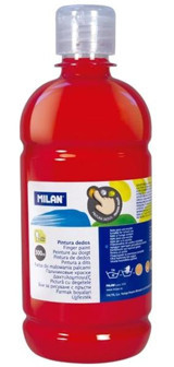Milan 31630 500 ml Kırmızı Parmak Boyası