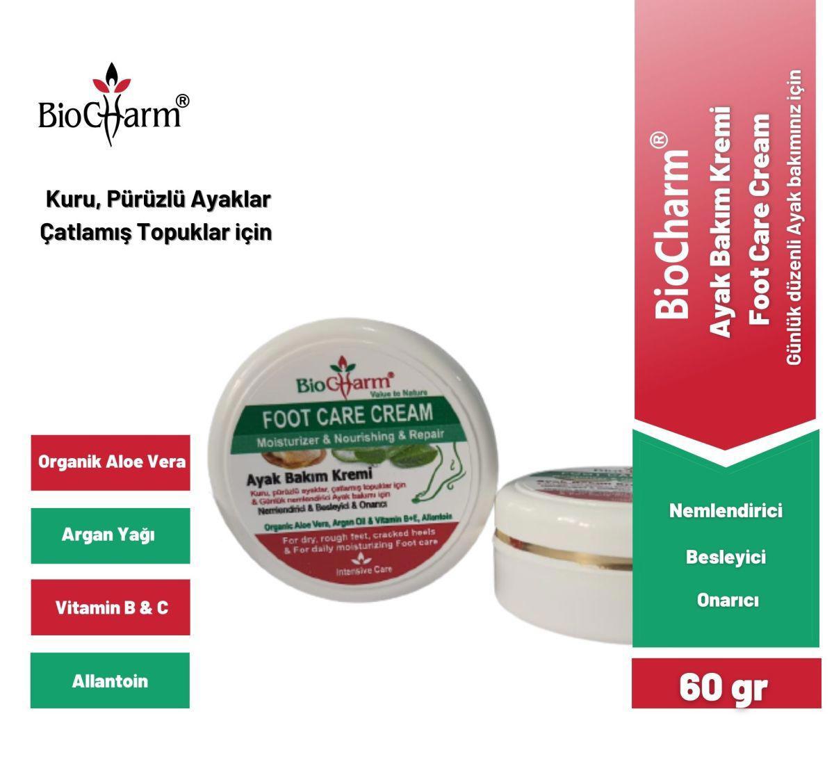 Biocharm Ayak Bakım Kremi 60 gr