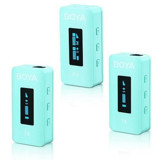 Boya BY-XM6-K2G 3.5 mm Kablosuz Profesyonel Yeşil Yaka Mikrofonu