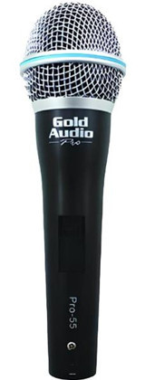 Gold Audio Pro-55 Kablolu Siyah El Mikrofonu