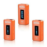 Boya BY-XM6-K2O 3.5 mm Kablosuz Profesyonel Turuncu Yaka Mikrofonu