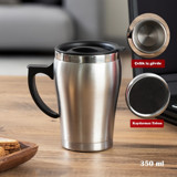 Porsima 05550 Paslanmaz Çelik 0.35 lt Bardak Termos Gümüş