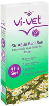 Vi-vet Tüm Ciltler 41 Adet Kadın Tüm Vücut Ağda Bandı