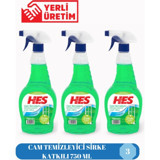 Hes Sirkeli Cam Temizleyici Sprey 3x750 ml