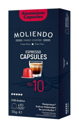 Moliendo Finest Coffee No:10 10'lu Espresso Kapsül Kahve