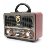 Coverzone M-111BT 5 W Radyolu Kahverengi Bluetooth Hoparlör
