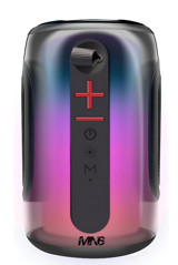 MN6 Pluse 8 15 W Işıklı Siyah Bluetooth Hoparlör