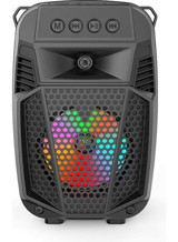 Concord ZQS1431 8 W Radyolu Işıklı Siyah Bluetooth Hoparlör