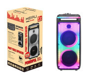 Hepu HP-909 Işıklı Siyah Bluetooth Hoparlör