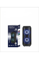 Hepu HP-957 Işıklı Siyah Bluetooth Hoparlör