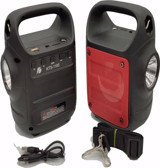 Ultratekno GTS 1705 5 W Radyolu Işıklı Siyah Bluetooth Hoparlör