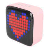 Aeun Retro 3 W Işıklı Pembe Bluetooth Hoparlör