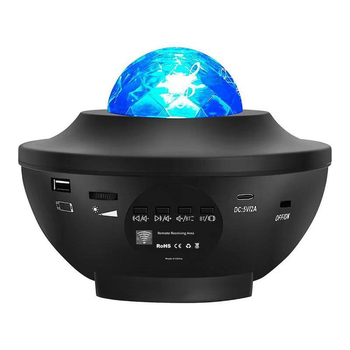 Torima LW-34 10 W Işıklı Siyah Bluetooth Hoparlör