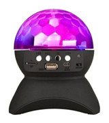 Teknomila Akıllı Ampul 5 W Işıklı Siyah Bluetooth Hoparlör
