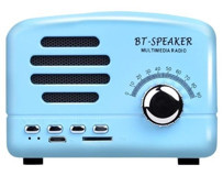 Chunkyated Nostaljik 10 W Mavi Bluetooth Hoparlör