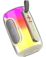 Kensa Pluse 8 15 W Işıklı Beyaz Bluetooth Hoparlör