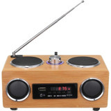 Decisive Retro 3 W Radyolu Kahverengi Bluetooth Hoparlör