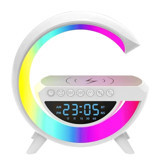 Coverzone BT3401 10 W Radyolu Işıklı Beyaz Bluetooth Hoparlör