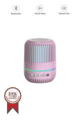 Torima GTS-2150 3 W Işıklı Pembe Bluetooth Hoparlör