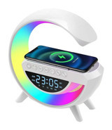 Concord BT-3401 15 W Radyolu Işıklı Beyaz Bluetooth Hoparlör