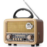 NNS NS-8110BT 7 W Radyolu Kahverengi Bluetooth Hoparlör