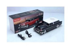 Junglee Chevrolet Belair 1955 Işıklı Siyah Bluetooth Hoparlör