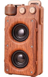 Jingyi Vintage 5 W Radyolu Kahverengi Bluetooth Hoparlör