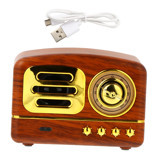 Homoyoyo Retro 3 W Radyolu Yeşil Bluetooth Hoparlör