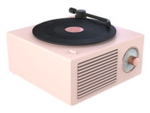 Kangrui-HB Atomik Vinil Pembe Bluetooth Hoparlör