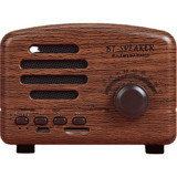 Shinee Retro 3 W Radyolu Kahverengi Bluetooth Hoparlör