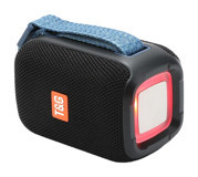 T&G TG339 5 W Radyolu Işıklı Siyah Bluetooth Hoparlör