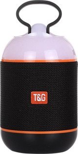 T&G TG605 5 W Radyolu Işıklı Siyah Bluetooth Hoparlör