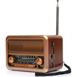 NNS NS-3315BT 7 W Radyolu Kahverengi Bluetooth Hoparlör