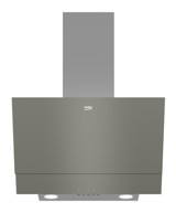 Beko BDE 6050 G 240 W 400 m3/h 60 cm Cam Karbon Filtreli Bacasız Duvar Tipi Davlumbaz Gri